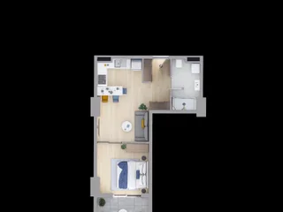 1 room Flat For Sale. Didube