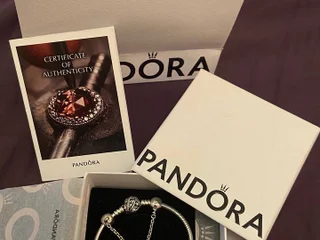Браслет Pandora с шармами и подарочной упаковкой