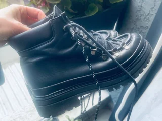 Коричневое длинное платье Zara