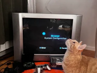Ретро-сет PS2 Slim и кинескоп Sony Trinitron