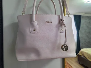 Сумка Furla Light Pink Saffiano Leather Large Linda Tote