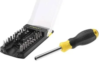 Отвертка Stanley Multibit с набором бит