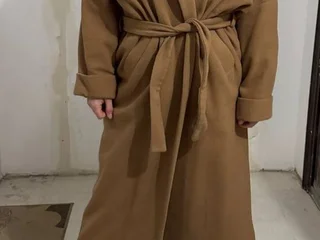 шикарное пальто-халат в отличном состоянии (размер L, oversize
