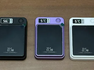 Повербанк 20000mAh черный/фиолетовый/белый с магнитом