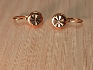 Женские золотые серьги СССР