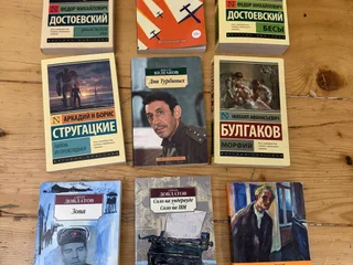 Книги б/у (Достоевский, Булгаков, Чехов, Стругацкие и др.)