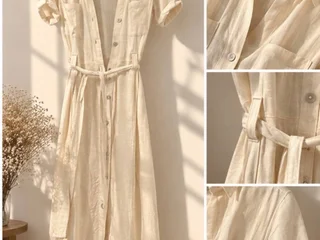 Длинное летнее платье Stradivarius, S