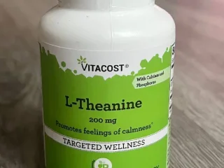 L-Теанин Vitacost 200 мг 60 таблеток