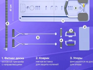 Набор эспандеров с ручками