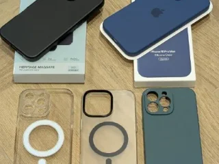 Чехол MagSafe Green Lion Heritage (черная экокожа)
