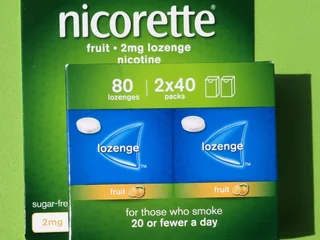 Никотиновые леденцы Nicorette 2 мг 80 шт