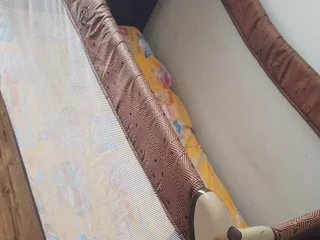 Манеж с матрасом