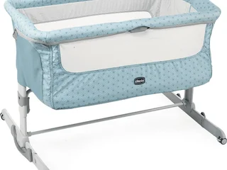 Комплект приставная кроватка Chicco с матрасом и мобиль