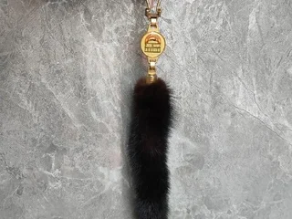 Брелок хвостик из натуральной норки P.K.Z FURS