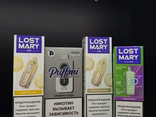 Одноразовые электронные сигареты Lost Mary и Puffmi
