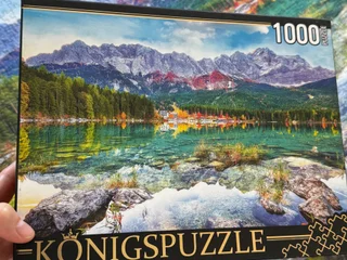 Пазл KONIGSPUZZLE 1000 деталей «Озеро Айбзее»