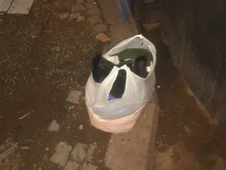 Пакет с женскими вещами