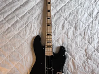 Бас-гитара Harley Benton JB-75MN Black Vintage Series