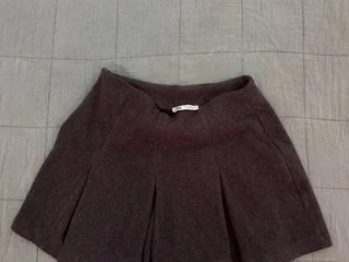 Юбка Zara серая теннисная