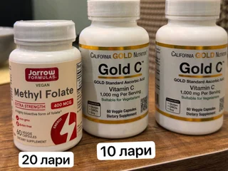 Метилфолат Jarrow Formulas 400 мкг 60 шт