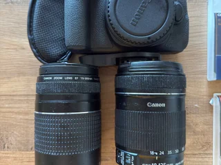 Фотоаппарат Canon EOS 750D с комплектом объективов и аксессуаров