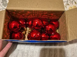 Шары новогодние диско