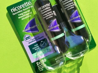 Никотиновый спрей Nicorette