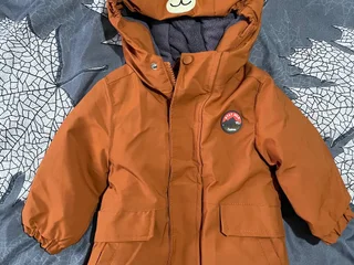 Теплая куртка на мальчика, 80 см