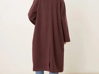 Пальто ASOS DESIGN бордовое