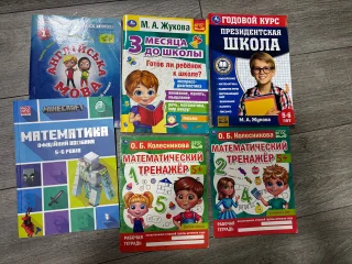 Книги и тренажеры для подготовки к школе
