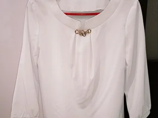 Блуза белая XS-S