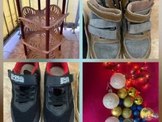 Игрушки новогодние и гирлянда