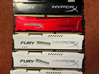 Оперативная память HyperX DDR4-2666 4096MB PC4-21300 Fury Black (HX426C15FB/4)