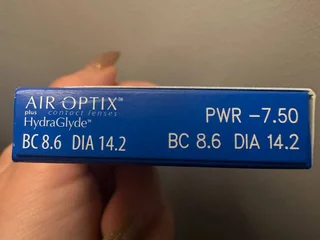 Контактные линзы Alcon Air Optix plus HydraGlyde -7.50, 6 штук