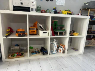 Стеллаж IKEA Kallax 8 ячеек белый