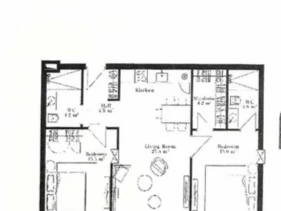 Крцаниси Резорт Резиденс: 3-комнатная, 107.8 м²