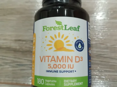 Витамин Д3 (D3 vitamin) 5000 IU, 180 капсул