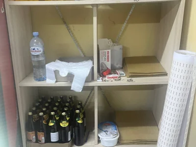 Стеллаж высокий с ячейками