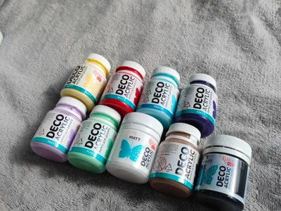 Набор матовых акриловых красок Rosa Deco Acrylic