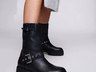 HUGO biker boots