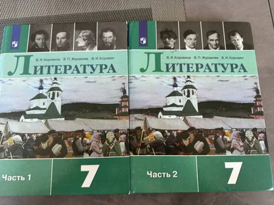 Литература 7 класс, 2 части