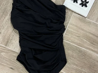 Чёрное боди Zara, размер XS