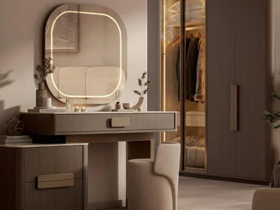Макияжный столик Weltew Home Legna Makeup Table