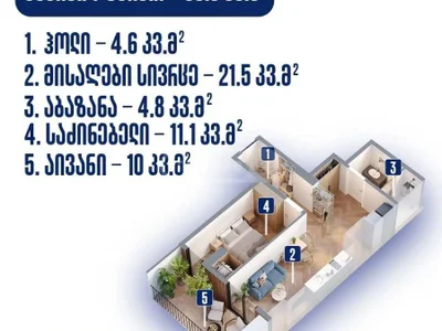 2-комнатная квартира Продаётся. Темка
