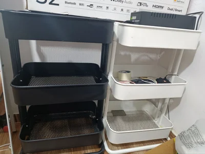 Тележка-органайзер IKEA чёрная