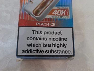 Одноразовая электронная сигарета 40K Peach Ice