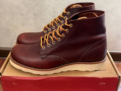 оригинальные ботинки Red Wing Round Toe 8196 в цвете Briar Oil, сделаны в США.
