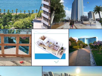 Студия -$37000 SeaSide Лорткипанидзе Грузия виднаморе квартира недвижимость