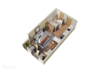1 room Flat For Sale. Samgori