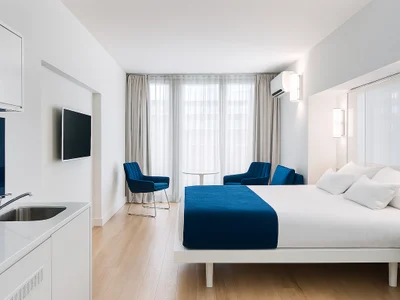 Студия 32 м2 в Blueside Orbi с двойным балконом